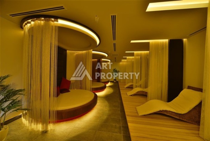 Квартира 1+1 с видом на море, 80 кв.м. Конаклы, Алания - Ракурс 22