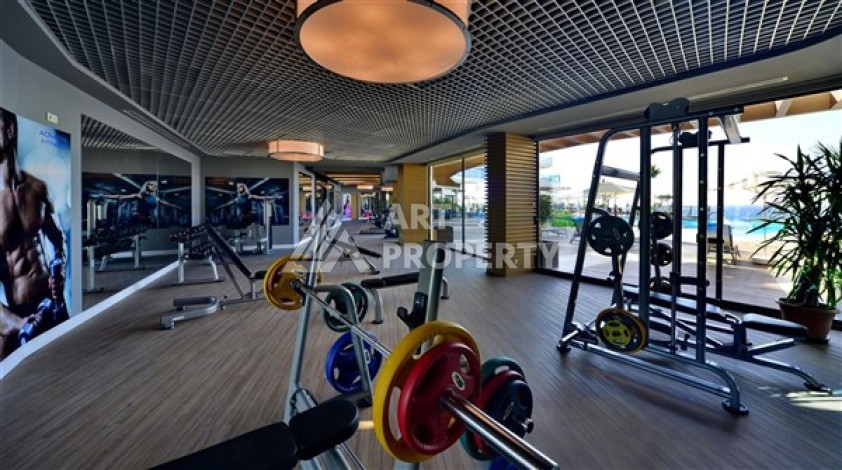 Квартира 1+1 с видом на море, 80 кв.м. Конаклы, Алания - Ракурс 23