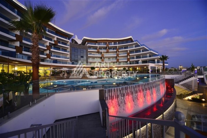 Квартира 1+1 с видом на море, 80 кв.м. Конаклы, Алания - Ракурс 30