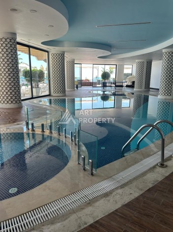 Квартира 1+1 с видом на море, 80 кв.м. Конаклы, Алания - Ракурс 35