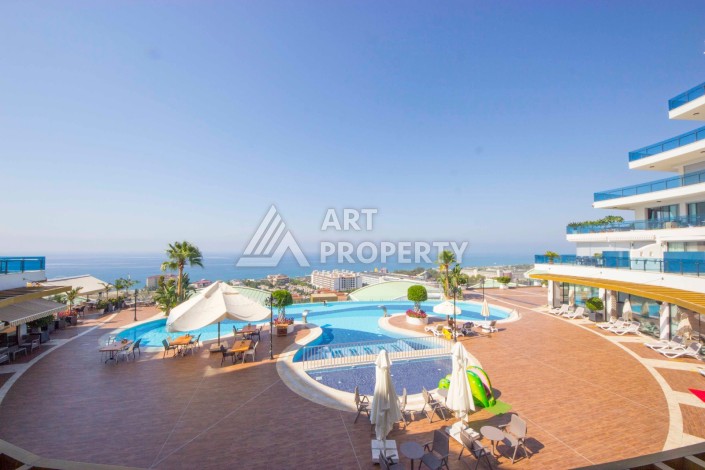 Квартира 1+1 с видом на море, 80 кв.м. Конаклы, Алания - Ракурс 36