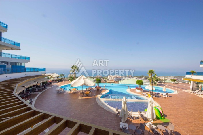 Квартира 1+1 с видом на море, 80 кв.м. Конаклы, Алания - Ракурс 37