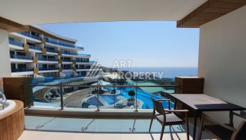 Квартира 1+1 с видом на море, 80 кв.м. Конаклы, Алания - Ракурс 40