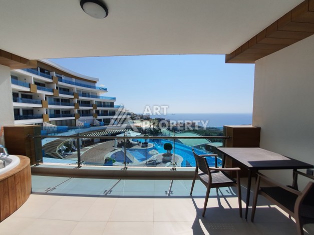 Квартира 1+1 с видом на море, 80 кв.м. Конаклы, Алания - Ракурс 39