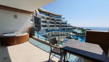 Квартира 1+1 с видом на море, 80 кв.м. Конаклы, Алания - Ракурс 42