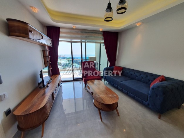 Квартира 1+1 с видом на море, 80 кв.м. Конаклы, Алания - Ракурс 42