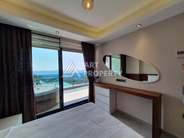 Квартира 1+1 с видом на море, 80 кв.м. Конаклы, Алания - Ракурс 49