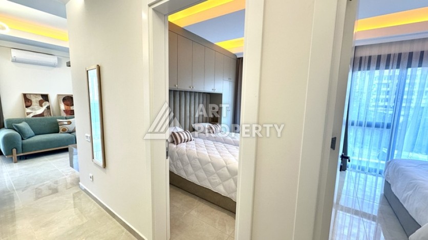 Стильная квартира 2+1 в резиденции люкс класса. Махмутлар, Алания - Ракурс 17