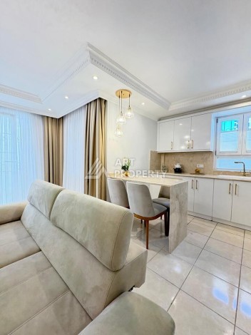 Уютная квартира 2+1 с меюелью, 450 м от моря. Махмутлар, Алания - Ракурс 5