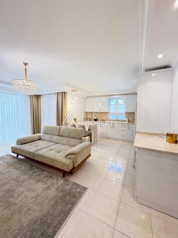 Уютная квартира 2+1 с меюелью, 450 м от моря. Махмутлар, Алания - Ракурс 6