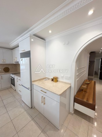 Уютная квартира 2+1 с меюелью, 450 м от моря. Махмутлар, Алания - Ракурс 12