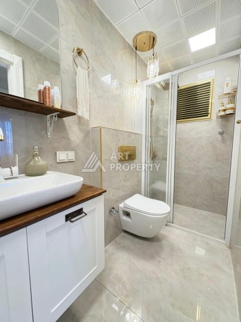 Уютная квартира 2+1 с меюелью, 450 м от моря. Махмутлар, Алания - Ракурс 25