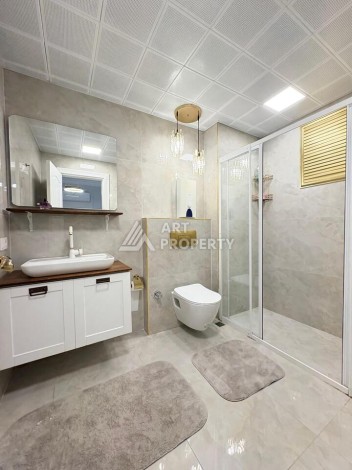 Уютная квартира 2+1 с меюелью, 450 м от моря. Махмутлар, Алания - Ракурс 26