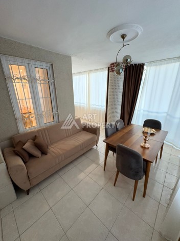 Уютная квартира 2+1 с меюелью, 450 м от моря. Махмутлар, Алания - Ракурс 30