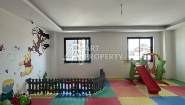 Квартира 1+1 в резиденции с отлично организованной территорией, 50 кв.м. Авсаллар, Алания - Ракурс 4