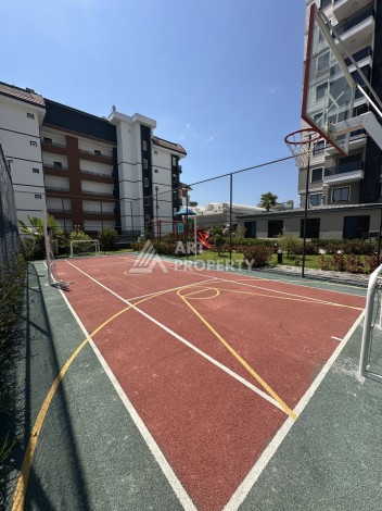 Квартира 1+1 в резиденции с отлично организованной территорией, 50 кв.м. Авсаллар, Алания - Ракурс 4