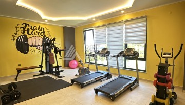 Квартира 1+1 в резиденции с отлично организованной территорией, 50 кв.м. Авсаллар, Алания - Ракурс 6