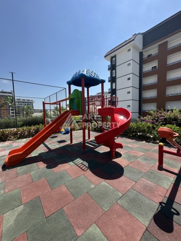 Квартира 1+1 в резиденции с отлично организованной территорией, 50 кв.м. Авсаллар, Алания - Ракурс 6