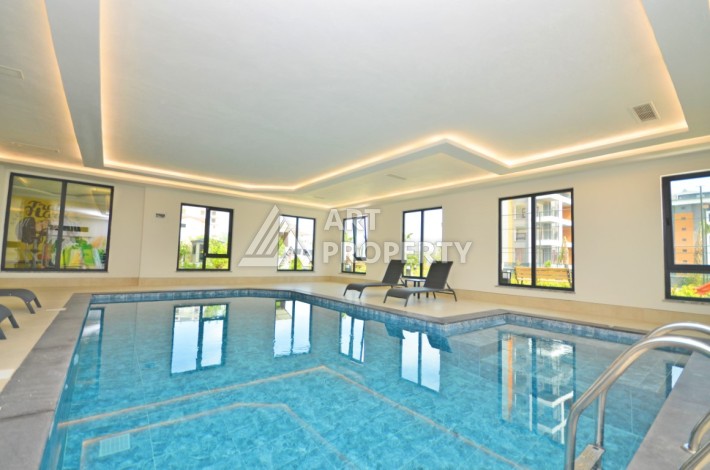 Квартира 1+1 в резиденции с отлично организованной территорией, 50 кв.м. Авсаллар, Алания - Ракурс 14