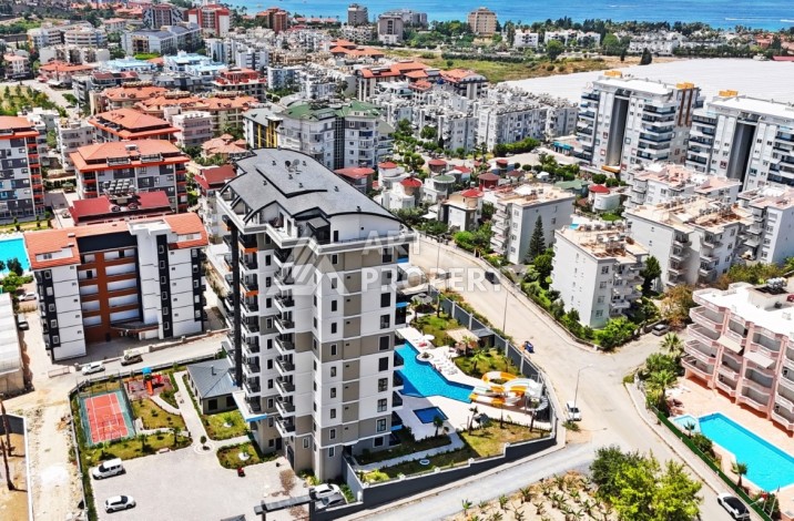 Квартира 1+1 в резиденции с отлично организованной территорией, 50 кв.м. Авсаллар, Алания - Ракурс 23