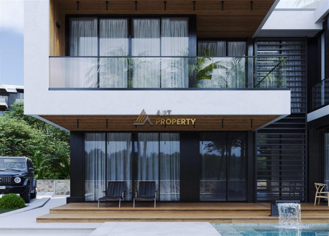 Последняя вилла в новом проекте вилл в районе Бекташ, Алания, 182-251 м2 - Ракурс 5