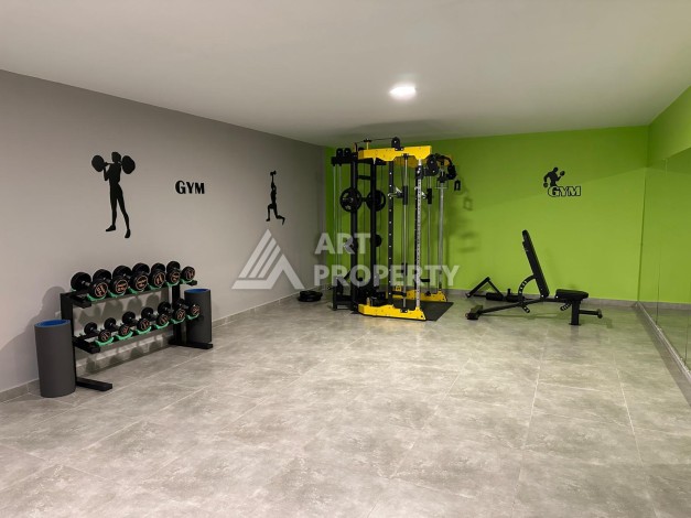 Квартира 1+1 с мебелью в новом доме 2023 года в районе Авсаллар - Ракурс 14