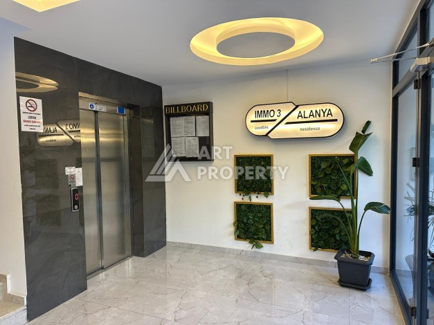 Квартира 1+1 с мебелью в новом доме 2023 года в районе Авсаллар - Ракурс 21