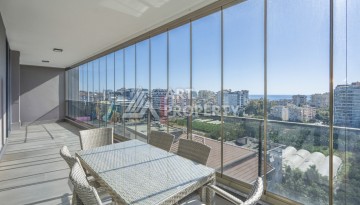 Шикарная квартира 2+1 с видом на море и большой террасой в Махмутларе - Ракурс 15