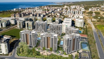 Квартира 2+1 в новой элитной резиденции, 82 кв.м. Авсаллар, Алания - Ракурс 1