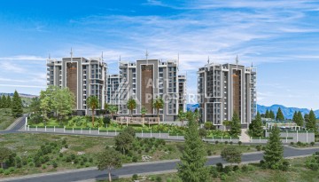 Квартира 2+1 в новой элитной резиденции, 82 кв.м. Авсаллар, Алания - Ракурс 12