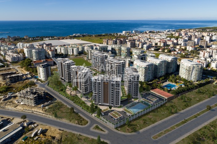 Квартира 2+1 в новой элитной резиденции, 82 кв.м. Авсаллар, Алания - Ракурс 19