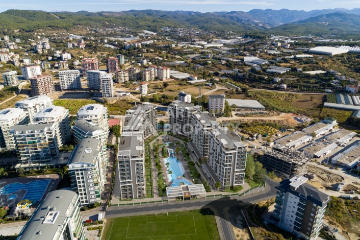 Квартира 2+1 в новой элитной резиденции, 82 кв.м. Авсаллар, Алания - Ракурс 25