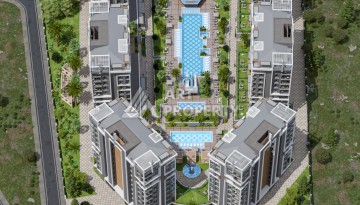 Квартира 2+1 в новой элитной резиденции, 82 кв.м. Авсаллар, Алания - Ракурс 27
