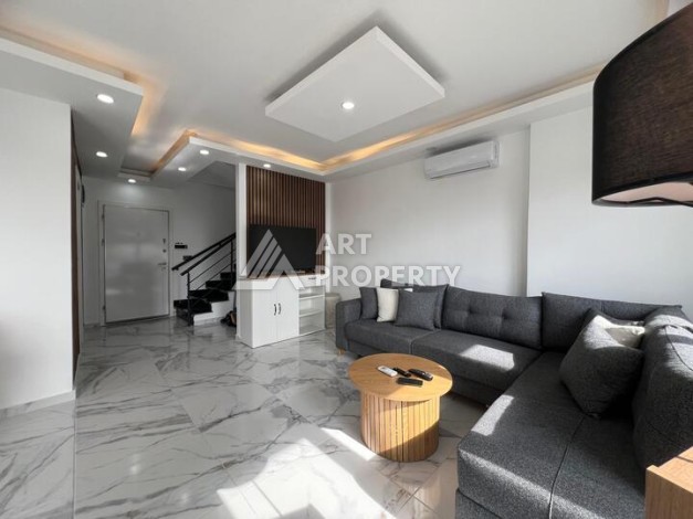 Меблированный дуплекс 2+1 в районе Авсаллар, 90 кв.м. - Ракурс 0