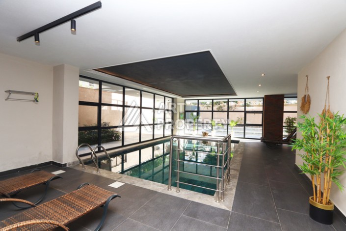 Стильная квартира 1+1 в новом доме у пляжа Кейкубат — 250 метров до моря - Ракурс 17