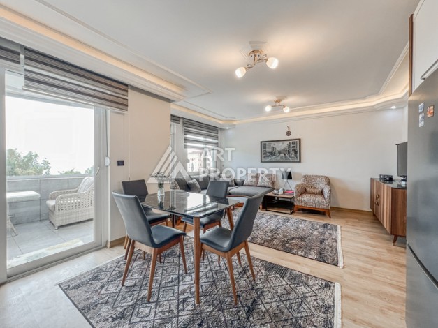 Квартира 2+1 на первой береговой линии в Махмутларе с панорамным видом на море - Ракурс 2