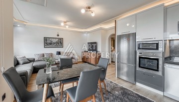 Квартира 2+1 на первой береговой линии в Махмутларе с панорамным видом на море - Ракурс 7