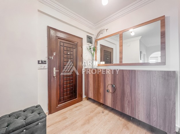 Квартира 2+1 на первой береговой линии в Махмутларе с панорамным видом на море - Ракурс 9