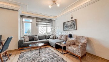 Квартира 2+1 на первой береговой линии в Махмутларе с панорамным видом на море - Ракурс 13