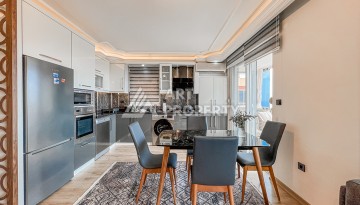 Квартира 2+1 на первой береговой линии в Махмутларе с панорамным видом на море - Ракурс 15