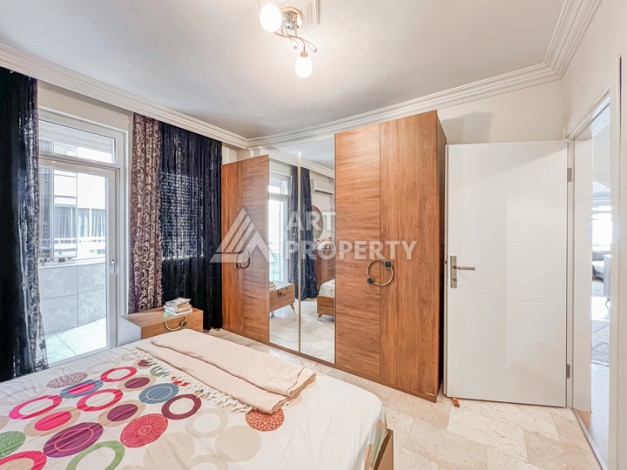 Квартира 2+1 на первой береговой линии в Махмутларе с панорамным видом на море - Ракурс 19