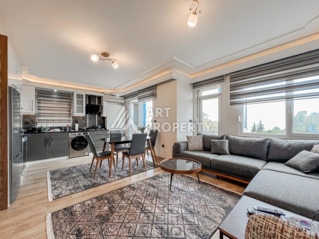 Квартира 2+1 на первой береговой линии в Махмутларе с панорамным видом на море - Ракурс 21