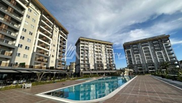 Меблированная квартира 1+1 в элитном ЖК, 48 кв.м. в Авсалларе - Ракурс 1