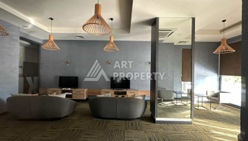 Меблированная квартира 1+1 в элитном ЖК, 48 кв.м. в Авсалларе - Ракурс 9