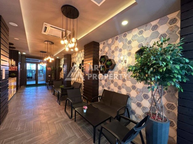 Меблированная квартира 1+1 в элитном ЖК, 48 кв.м. в Авсалларе - Ракурс 9