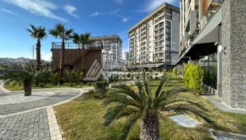 Меблированная квартира 1+1 в элитном ЖК, 48 кв.м. в Авсалларе - Ракурс 12