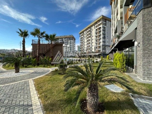 Меблированная квартира 1+1 в элитном ЖК, 48 кв.м. в Авсалларе - Ракурс 11