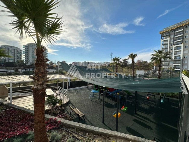 Меблированная квартира 1+1 в элитном ЖК, 48 кв.м. в Авсалларе - Ракурс 12