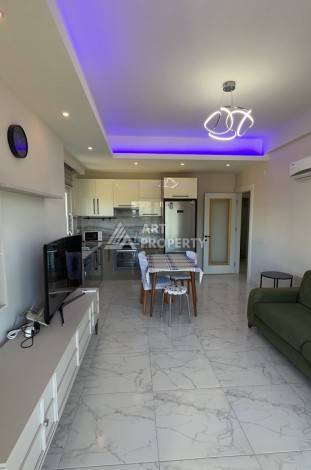 Меблированная квартира 1+1 в элитном ЖК, 48 кв.м. в Авсалларе - Ракурс 17