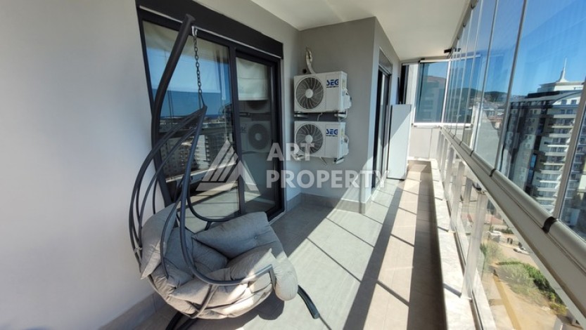 Просторная квартира 2+1 с видом на море в Махмутларе, 128 кв.м. - Ракурс 2